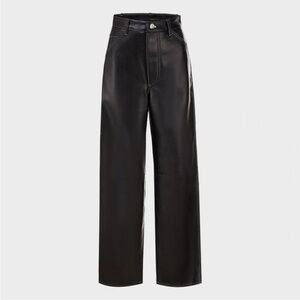 Simonett Kika Vegan Leather Pants Black XS